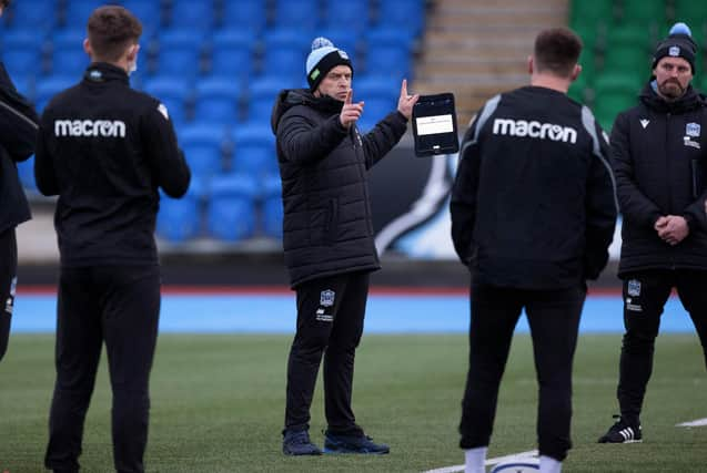 Glasgow coach Danny Wilson has picked 14 of the 15 players who started in the win over Exeter Chiefs.  (Photo by Craig Williamson / SNS Group)