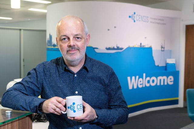 Paul Winstanley says the record number of new projects taken on by the CENSIS centre is a positive sign for the Scottish economy as it recovers from the pandemic.