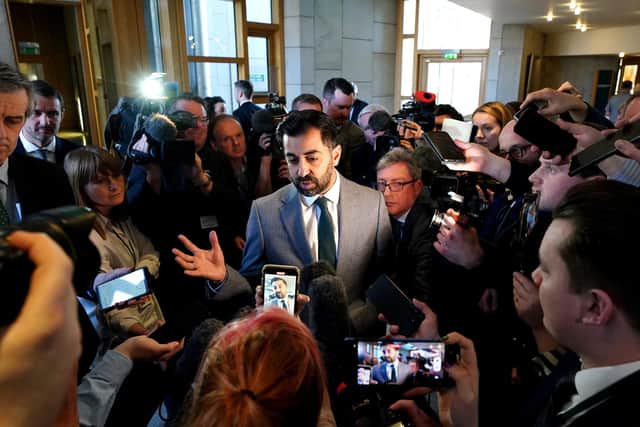 Humza Yousaf understands that building sustained majority support for Scottish independence may take time (Picture: Jane Barlow/PA)