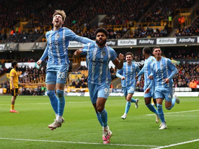 Ellis Simms, who had a loan spell at Hearts, will play at Wembley with Coventry City against Manchester United.