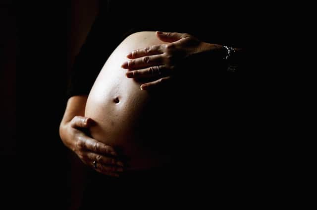 Developing brain cells can be vulnerable to external factors such as maternal stress during pregnancy (Picture: Ian Waldie/Getty Images)
