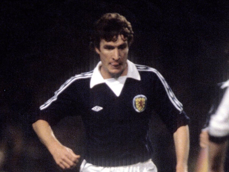 William Pullar Jardine, nicknamed ‘Sandy’ due to the colour of his hair, was Scotland’s other word-class full back in a period when they – rather like now – had two befitting of such a description, with Danny McGrain also one of the best around at the time. They both distinguished themselves further by being comfortable on the both the right and left side, with Jardine mostly operating on the right for Scotland. Made his international debut as a substitute in a European Championships qualifying win over Denmark in 1970 but did make his first start until nearly a year later, in another qualifier against Portugal. Played at both World Cups in 1974 and 1978 and bowed out against Belgium in 1978 after 38 caps and one goal.