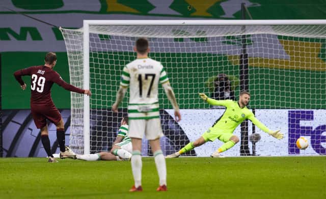 Lukas Julis scores his second goal of the game just before half-time. Picture: SNS