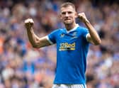 Borna Barisic was noticeably emotional as he left the pitch after Rangers' 1-0 win over Celtic. (Photo by Alan Harvey / SNS Group)