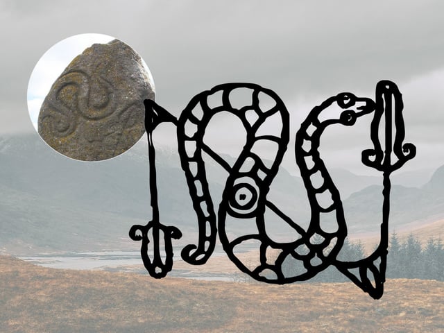 It has been suggested that the Serpent represents medicine or healing, although this is simply a theory. The Z-rod, much like the V-rod, is associated with broken arrows or spears, and therefore it is thought that the symbol could be symbolic of a warrior’s death. The Serpent is a recurring symbol on Pictish stones and aside from spiritual meanings it may have simply represented a coat of arms.