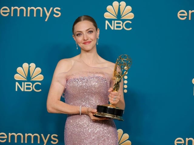 Amanda Seyfried took home a Golden Globe for her role in The Dropout.