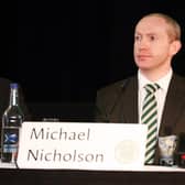 Chief executive Michael Nicholson is credited by Ange Postecoglou as supporting his manager's vision for the club. (Photo by Craig Williamson / SNS Group)