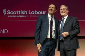 Anas Sarwar and Keir Starmer