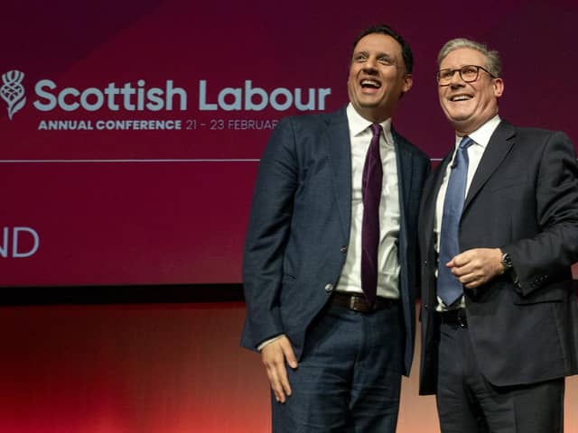 Anas Sarwar and Keir Starmer