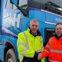 Dave Cheetham, senior operations manager – communities directorate waste services, Dumfries and Galloway Council; and Jamie Campbell, head of corporate sales at NWH Group.