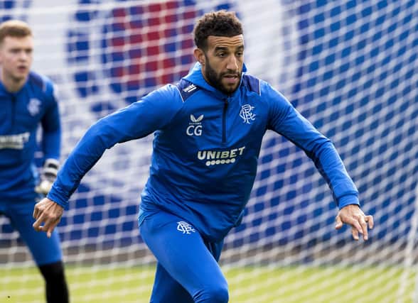 Connor Goldson trains ahead of Rangers' cinch Premiership match against Dundee United on Saturday.