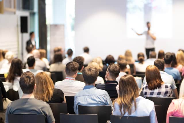 In-person business events are an effective way for delegates to share expertise