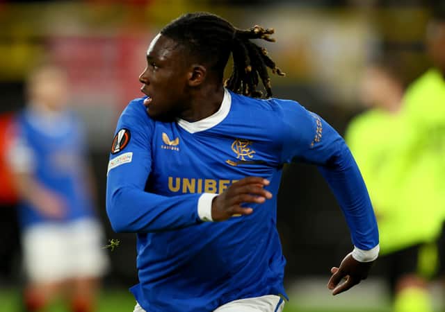 Calvin Bassey was one of Rangers' stand-out performers in their aggregate triumph over Borussia Dortmund in the Europa League knockout round play-offs. (Photo by Martin Rose/Getty Images)