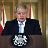 Prime Minister Boris Johnson speaking during the press conference, at 10 Downing Street, in London, on the government's coronavirus action plan. Picture: Alberto Pezzali/PA Wire
