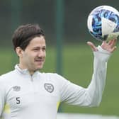 Peter Haring made his return to the Hearts first team two weeks ago against Ross County.