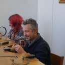 Dr Karen-Ann Dicken and Thomas Lacroix