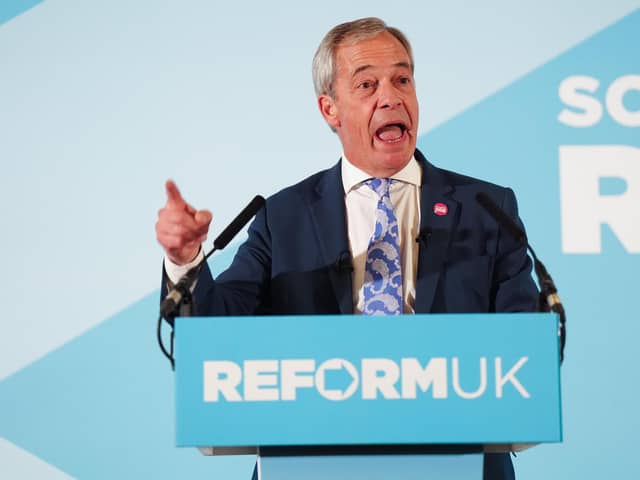 Reform UK leader Nigel Farage.
