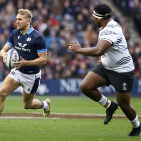 Chris Harris helped Scotland beat Fiji 28-12 but warned a big improvement will be needed against the All Blacks.  (Photo by Craig Williamson / SNS Group)