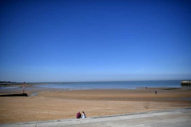 A deserted beach in Easter 2020 (Pic: Getty Images)