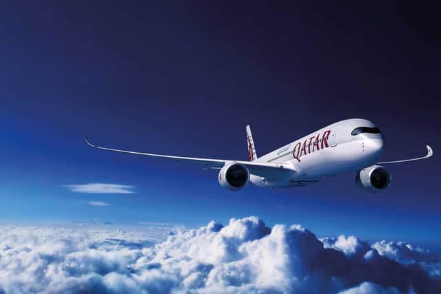 A Qatar Airways plane
