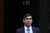Prime Minister Rishi Sunak leaves 10 Downing Street to attend the weekly Prime Minister's Questions session in parliament in London. Picture: AP Photo/Frank Augstein
