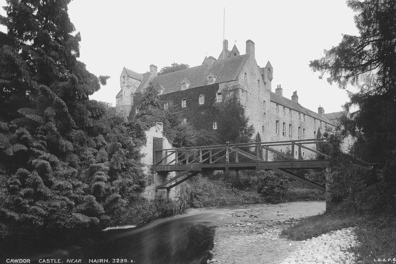 Cawdor Castle, near Nairn is said to be haunted by Muriel Calder, whose life was endangered by her uncles and kidnapped by the Campbells.