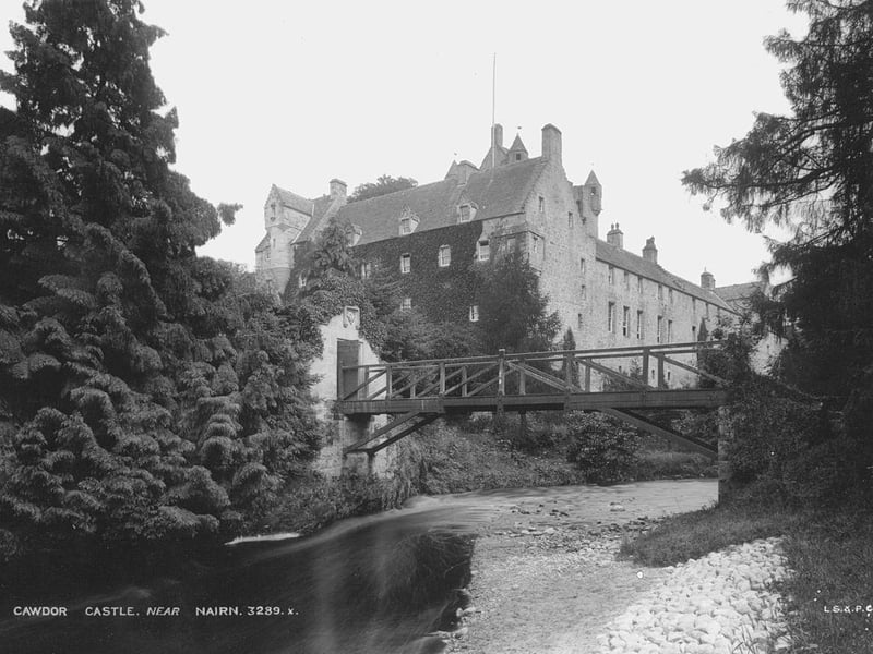 Cawdor Castle, near Nairn is said to be haunted by Muriel Calder, whose life was endangered by her uncles and kidnapped by the Campbells.