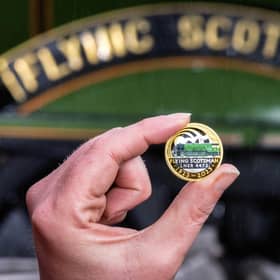 The Royal Mint Flying Scotsman collectable £2 coin 