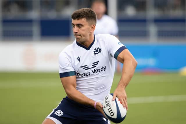 Cam Redpath during a Scotland training session at the Hive Stadium, in Edinburgh.  (Photo by Craig Williamson / SNS Group)