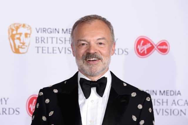 Graham Norton has won five Bafta TV awards for his comedy chat show The Graham Norton Show, which is up for another Comedy Entertainment Show award at the Bafta TV Awards 2022 (Image credit: Jeff Spicer/Getty Images)
