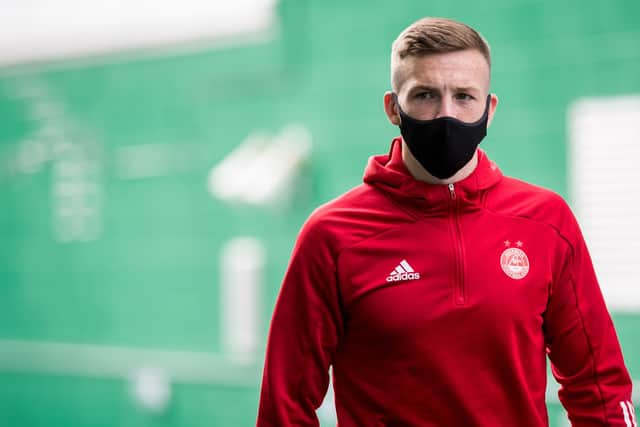 Lewis Ferguson has delivered Hibs a message in the battle for third place. Picture: SNS
