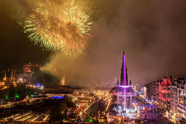More than 70,000 revellers flocked into Edinburgh city centre for last year's Hogmanay festivities. Picture: Liam Anderstrem