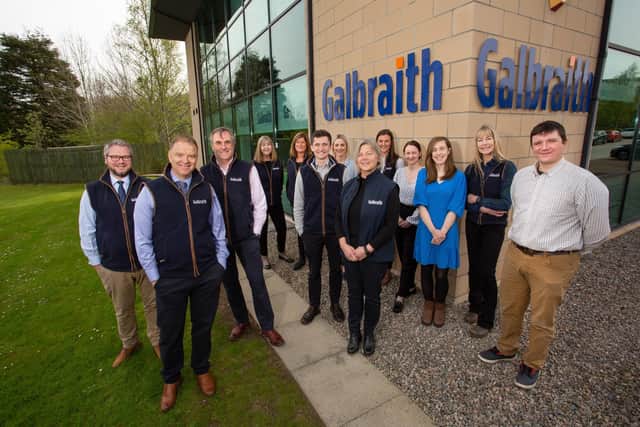 Galbraith staff at the new Inverness hub office. Picture: Alison White Photography