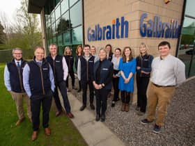Galbraith staff at the new Inverness hub office. Picture: Alison White Photography