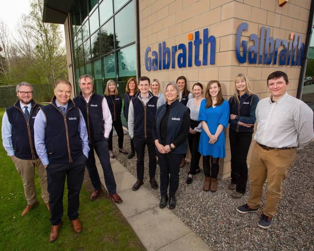 Galbraith staff at the new Inverness hub office. Picture: Alison White Photography