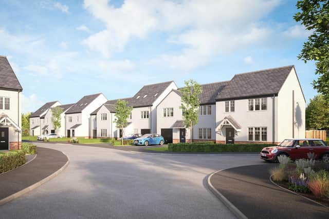 Plans approved: Avant Homes is set to deliver a £57m, 167-home development in Robroyston, Glasgow (CGI of representative street scene).