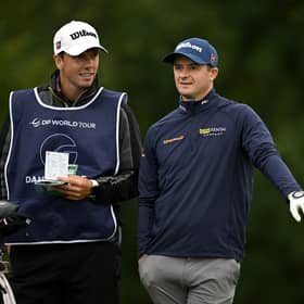 David Law recently started working with new caddie Shane O'Connell after adding sports psychologist Karl Steptoe to his team in March. Picture: Octavio Passos/Getty Images.