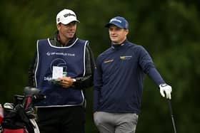 David Law recently started working with new caddie Shane O'Connell after adding sports psychologist Karl Steptoe to his team in March. Picture: Octavio Passos/Getty Images.