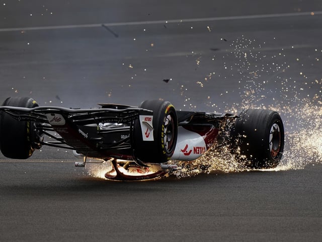 Another sporting accident was caught by Tim Goode, who took a picture of the dramatic collision that sent Zhou Guanyu off-course in the British Grand Prix.

Tim said: “(Guanyu) said he did not know how he survived the opening-corner accident at Silverstone.

“He ended up wedged between a steel barrier and metal catch fencing after he was flipped upside down and out of control at 160mph, but emerged unscathed from one of the biggest crashes in recent Formula One memory.”