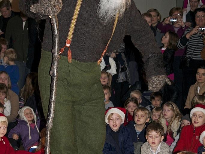 Son of Grýla, Stekkjastaur was the first of 13 mischievous troll like characters who live somewhere up in the mountains in Iceland. These monsters make their way down from the mountains a day at a time starting on December 12 until Christmas eve. Icelandic children leave their shoes by the window and are treat to a treat if they're good - but a potato if they have been bad. Stekkjastaur is the first to arrive and most famous, with his story told by famous Icelandic poem Yule Lad Peom by Jóhannes úr Kötlum.