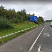 Buses will be permitted to a use a four-mile section of the M8 hard shoulder into Edinburgh. Picture: Google Street View