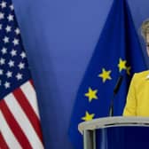 European Commission President Ursula von der Leyen said she would push ahead with attempts at toughening the bloc's vaccine export restrictions to Britain, despite both sides issuing a joint statement agreeing to work together to achieve a win-win deal.