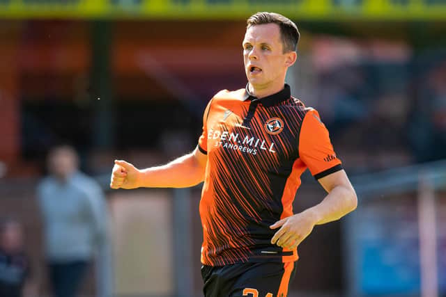 Dundee United striker Lawrence Shankland is a player in demand this summer. Picture: SNS