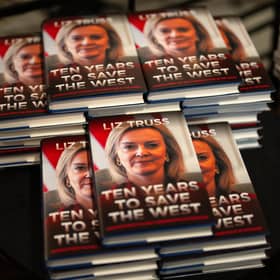 As Liz Truss promotes her new book, Ten Years to Save the West, she has endorsed Donald Trump (Picture: Carl Court/Getty Images)
