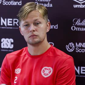Frankie Kent has become one of Hearts' most vocal players since arriving from Peterborough.