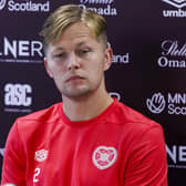 Frankie Kent has become one of Hearts' most vocal players since arriving from Peterborough.