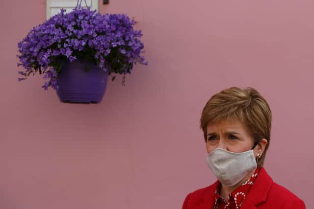 Nicola Sturgeon to announce further coronavirus easing on Tuesday. (Picture credit: Colin Mearns/The Herald/POOL)