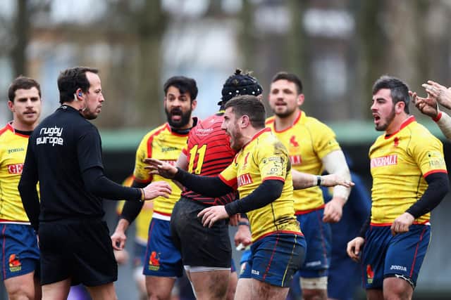 Spain will not be at next year's Rugby World Cup.  (Photo by Dean Mouhtaropoulos/Getty Images)