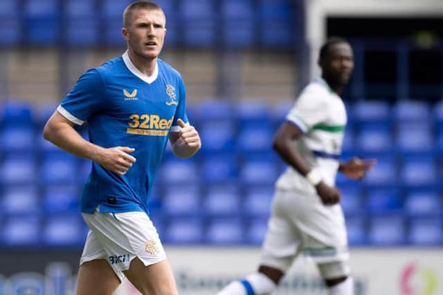 Rangers' John Lundstram in action during a pre-season friendly between Tranmere Rovers and Rangers at Prenton Park, on July 10, 2021, in Birkenhead, England. (Photo by Craig Williamson / SNS Group)