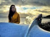 Presenter and scientist Ella Al-Shamahi rolls up her sleeves to take part in her first ever necropsy in a bit to discover the secrets of the whale's final days